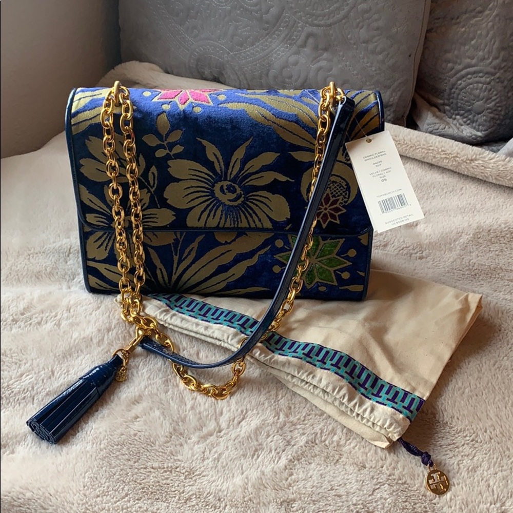 Tory Burch Cosmic Floral Shoulder Bag